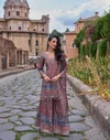 Nimrit By Sayuri Natural Crep Silk Readymade Plazzo Suits
